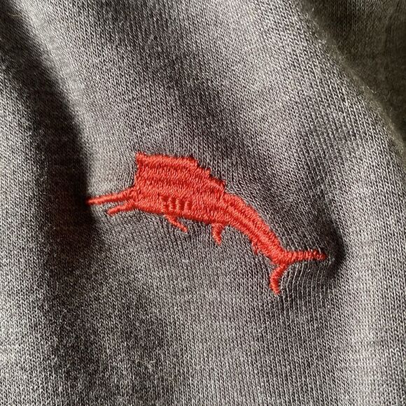 Tommy Bahama Charcoal Gray Supper Soft Touch Lounge Pants sz L/G Coastal Lux New - Picture 2 of 7